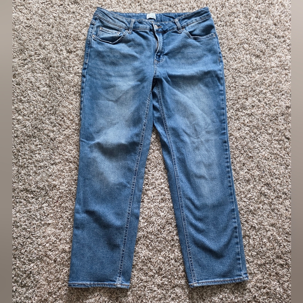 Time and Tru Women's Straight Leg Blue Jeans